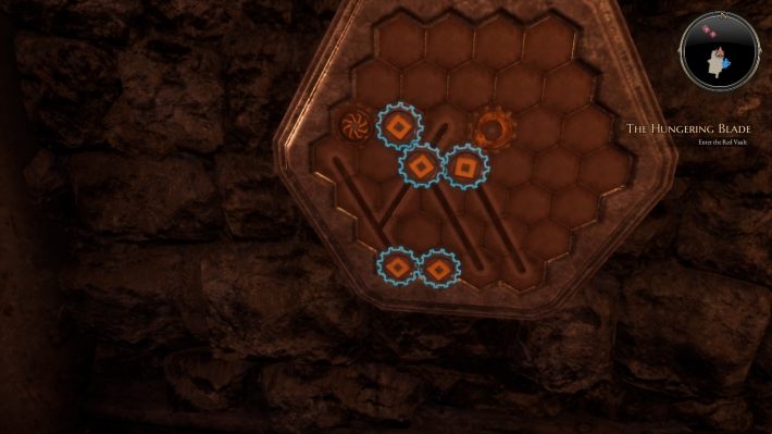 Otworzy się tajemne przejście, za którym będzie skrzynka - Widmo cieni - zadania poboczne w Bards Tale IV - The Bards Tale 4 - poradnik do gry