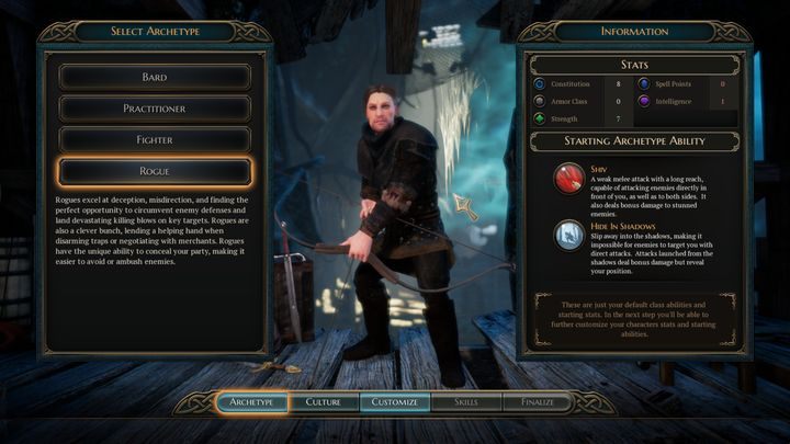 Łotr specjalizuje się w atakach z dystansu, jak i w walce bezpośredniej - Łotr - klasa postaci w Bards Tale 4 - The Bards Tale 4 - poradnik do gry