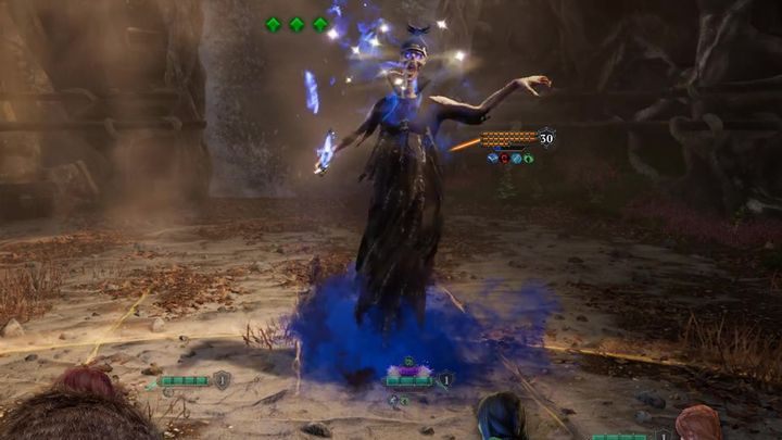 Mangara znajdującego się pod wpływem Song of Compulsory Cavorting, nie można atakować, aby nie przerwać jego transu. - Mangar w Źródłach Siarki - trudne walki w Bards Tale 4 - The Bards Tale 4 - poradnik do gry