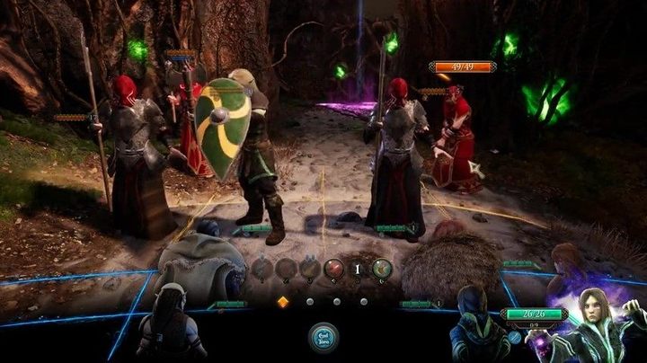 Przykładowe ustawienie drużyny. - Rekomendowane składy - drużyna sześcioosobowa w Bards Tale 4 - The Bards Tale 4 - poradnik do gry