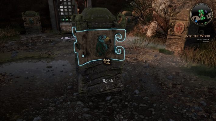 Totem po prawo w następujący sposób - Zagadki w Bards Tale 4 - Wróżki - The Bards Tale 4 - poradnik do gry