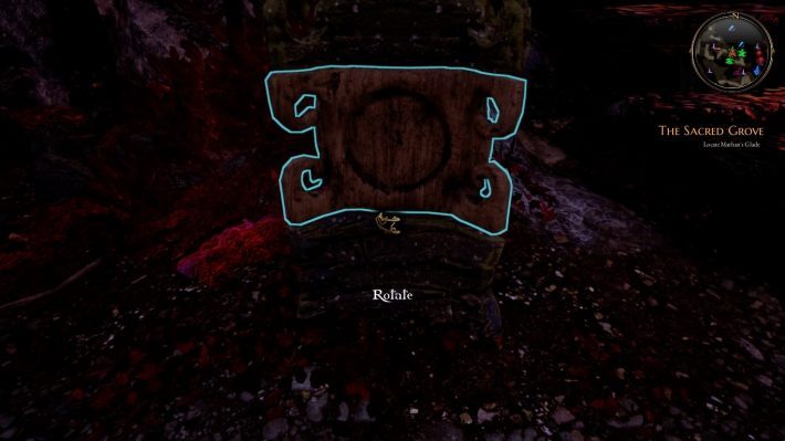 Koło tego miejsca na mapie, znajdziesz zagadkę z wróżką i totemami - Zagadki w Bards Tale 4 - Wróżki - The Bards Tale 4 - poradnik do gry