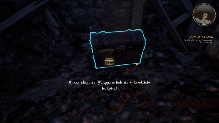 Gdy staniesz przed zielonymi drzwiami, do których prowadzi cię misja, musisz zagrać odźwiernemu odpowiednią melodię, której nauczył cię Rabbie - Dom w mroku - zadanie w The Bards Tale 4 - solucja - The Bards Tale 4 - poradnik do gry