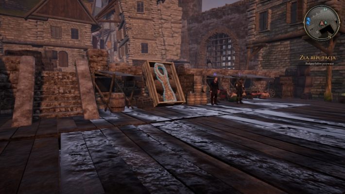 Wróć za przeszkodę i wejdź schodami po prawej - Zła reputacja - zadanie w The Bards Tale 4 - solucja - The Bards Tale 4 - poradnik do gry