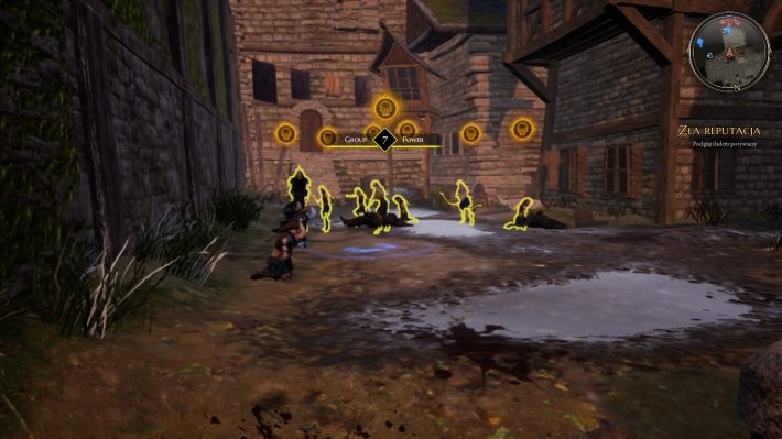 Aby obronić jedną ze swoich postaci, użyj umiejętności numer 6 i stań postacią osłabioną za taką, która ma więcej punktów życia - Zła reputacja - zadanie w The Bards Tale 4 - solucja - The Bards Tale 4 - poradnik do gry