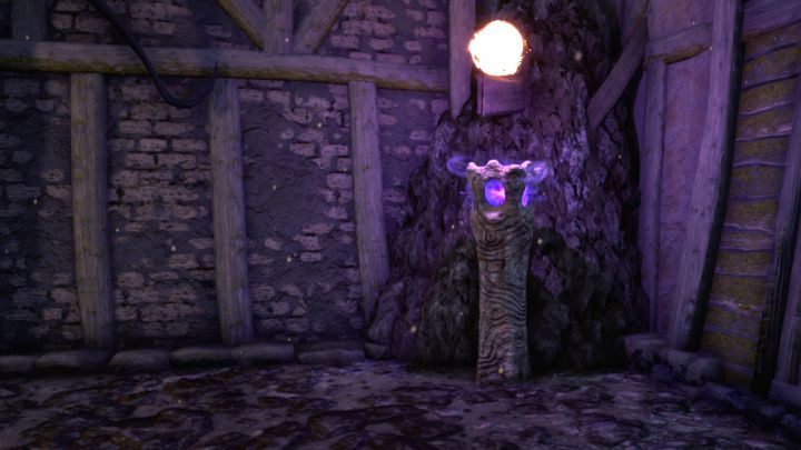 Wykorzystana latarnia, służąca do zapisu. - Porady na start w Bards Tale 4 - The Bards Tale 4 - poradnik do gry