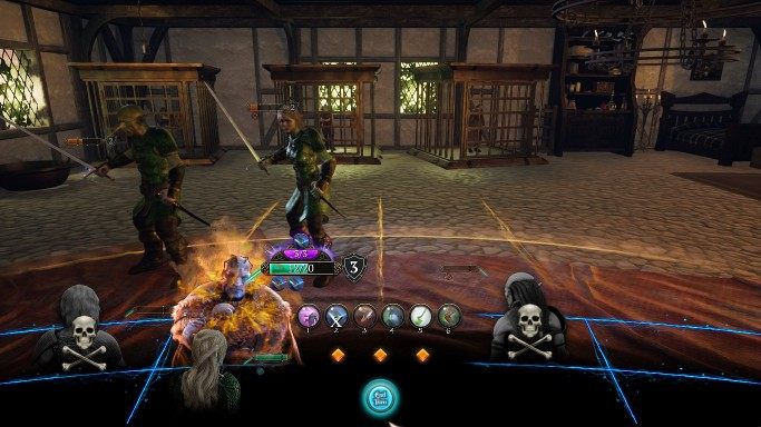 Po ich pokonaniu podnieś tajemniczą mapę, która znajduje się po lewej stronie domu - Elfie wabiki - zadanie w The Bards Tale 4 - solucja - The Bards Tale 4 - poradnik do gry