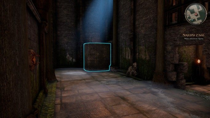 Pójdź przez tajemne przejście, które otworzyło ci się wcześniej i popchnij kamień przez kraty - Ukryta ręka i Najlepsi z nas - zadania w The Bards Tale 4 - solucja - The Bards Tale 4 - poradnik do gry