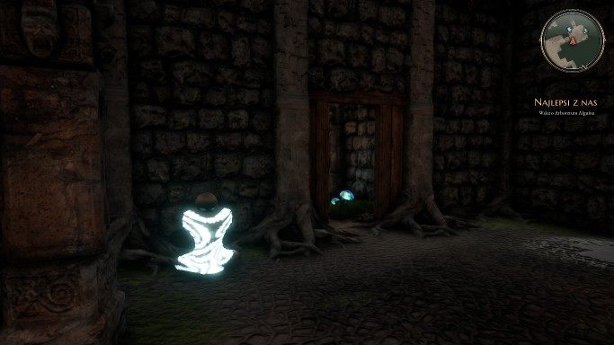 Zauważysz rzeźbę, na której jest srebrny diadem - Ukryta ręka i Najlepsi z nas - zadania w The Bards Tale 4 - solucja - The Bards Tale 4 - poradnik do gry