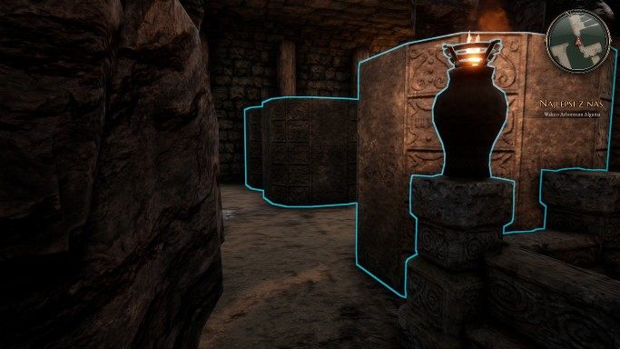 Nastepnie popchnij kamień obok na jego miejsce - Ukryta ręka i Najlepsi z nas - zadania w The Bards Tale 4 - solucja - The Bards Tale 4 - poradnik do gry