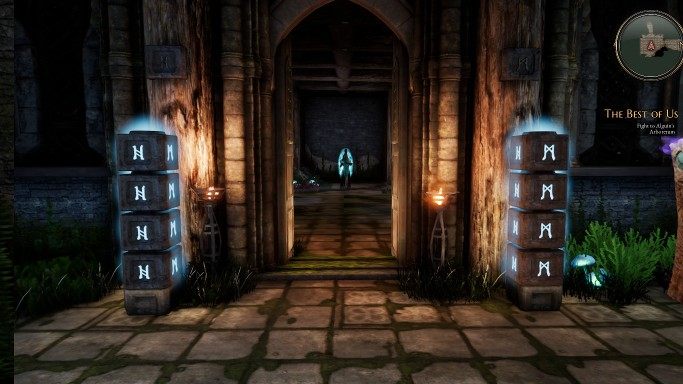 Przed Tobą otworzą się drzwi, za którymi czeka na ciebie przeciwnik - adept z 61 punktami życia - Ukryta ręka i Najlepsi z nas - zadania w The Bards Tale 4 - solucja - The Bards Tale 4 - poradnik do gry