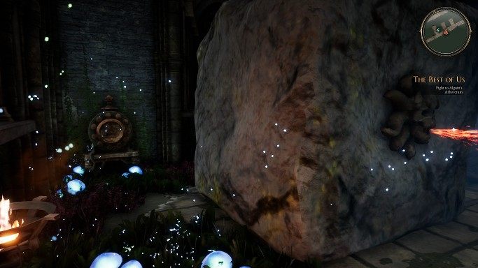 Zobaczysz drugi mechanizm sterujący drugim kamieniem - Ukryta ręka i Najlepsi z nas - zadania w The Bards Tale 4 - solucja - The Bards Tale 4 - poradnik do gry