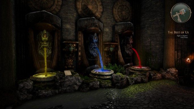 Następnie włóż je z ekwipunku do kapliczki - Ukryta ręka i Najlepsi z nas - zadania w The Bards Tale 4 - solucja - The Bards Tale 4 - poradnik do gry