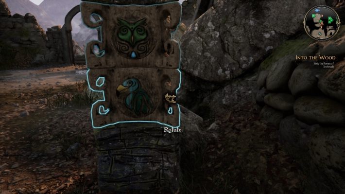 Drugi totem ustaw w taki sposób - Ruszam w mrok... - zadanie w The Bards Tale 4 - solucja - The Bards Tale 4 - poradnik do gry