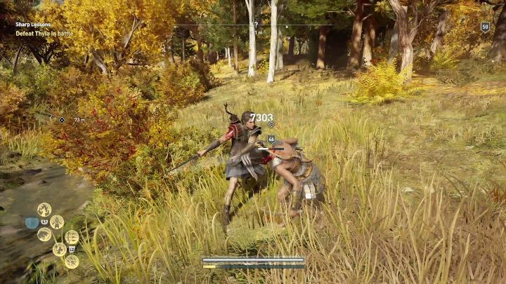 Twoim kolejnym zadaniem będzie Sharp Lessons / Twarda szkoła - Thyia - Romanse w Assassins Creed Odyssey - Assassins Creed Odyssey - poradnik do gry