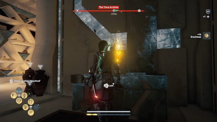 Surowy Adamant znajdziesz w skrzyniach, które znajdziesz tylko w archiwach - Ogień wśród wody - Solucja Los Atlantydy w AC Odyssey - Assassins Creed Odyssey - poradnik do gry