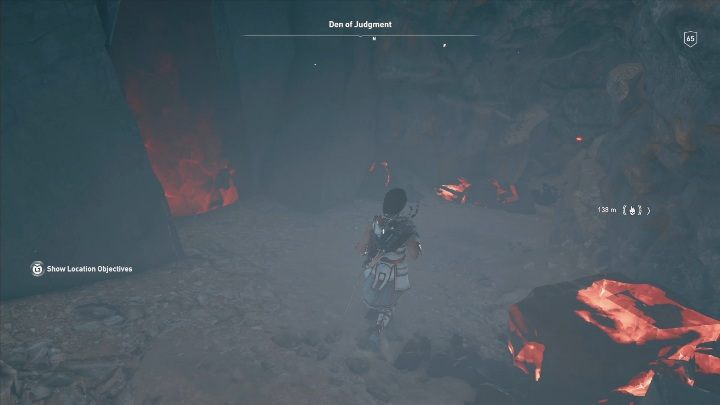 Wejdź do środka i podążaj wzdłuż ścian - Jaskinia Sądu - Ślady Hermesa w DLC Lost Atlantydy - Assassins Creed Odyssey - poradnik do gry