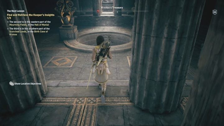 Wejście do tej lokacji znajduje się w Kronoss Treasury/Skarbiec Kronosa - Jaskinia Narodzin Kronosa - Ślady Hermesa w DLC Lost Atlantydy - Assassins Creed Odyssey - poradnik do gry