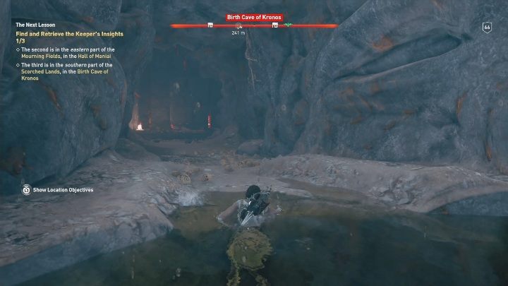 Od razu wypłyń na powierzchnię i poruszaj się zgodnie ze ścieżką - Jaskinia Narodzin Kronosa - Ślady Hermesa w DLC Lost Atlantydy - Assassins Creed Odyssey - poradnik do gry