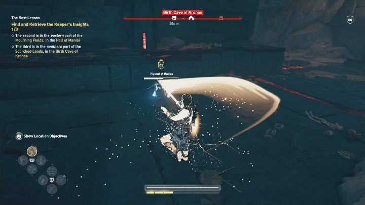 W jaskini chowają się psy Hadesa - Jaskinia Narodzin Kronosa - Ślady Hermesa w DLC Lost Atlantydy - Assassins Creed Odyssey - poradnik do gry