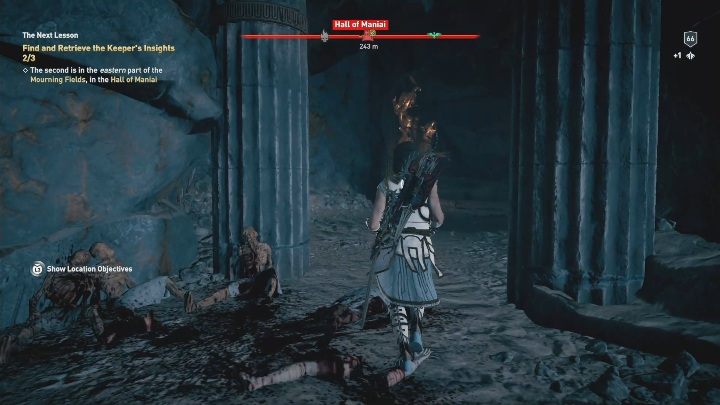 Po wejściu do jaskini kieruj się w prawą stronę - Komnata Manii - Ślady Hermesa w DLC Lost Atlantydy - Assassins Creed Odyssey - poradnik do gry