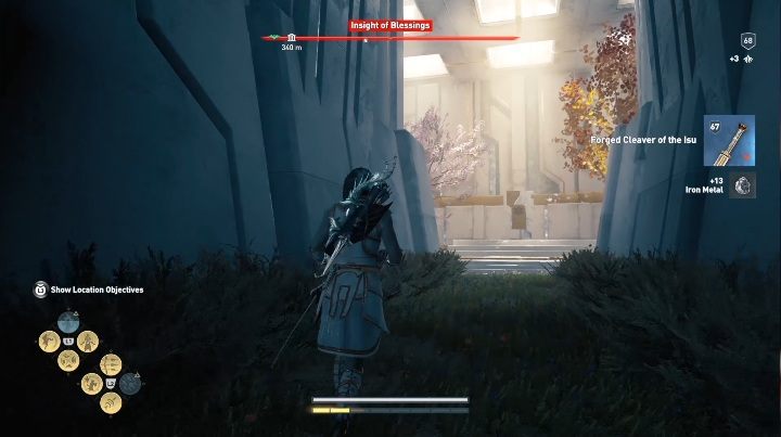 Aby użyć tablicy musisz wejść do schodach - Dusza Błogosławieństwa - Ślady Hermesa w DLC Lost Atlantydy - Assassins Creed Odyssey - poradnik do gry