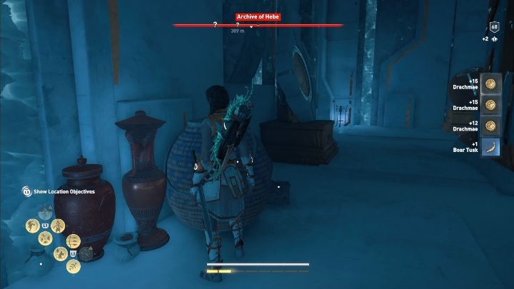 Poza tym w archiwach znajdziesz wiele surowców - Archiwa Hebe w AC Odyssey Lost Atlantydy DLC - Assassins Creed Odyssey - poradnik do gry
