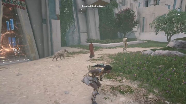 Wejście do archiwum znajduje się na dole budynku - Repozytorium Hoursa w AC Odyssey Lost Atlantydy DLC - Assassins Creed Odyssey - poradnik do gry