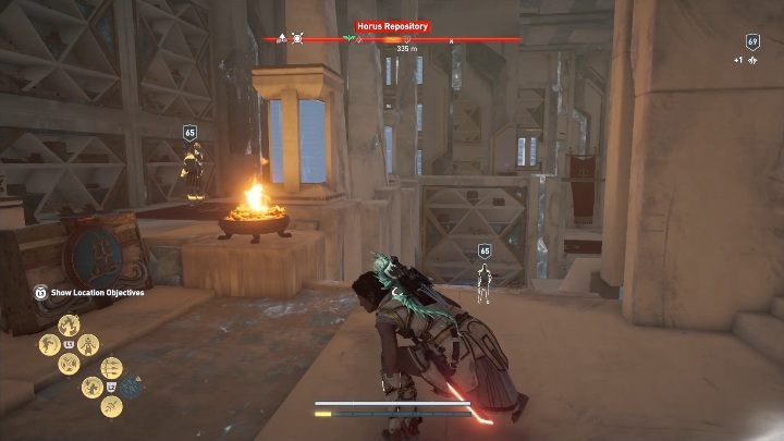 Po cichu wejdź do lokacji i wyeliminuj przeciwników stających ci na drodze - Repozytorium Hoursa w AC Odyssey Lost Atlantydy DLC - Assassins Creed Odyssey - poradnik do gry