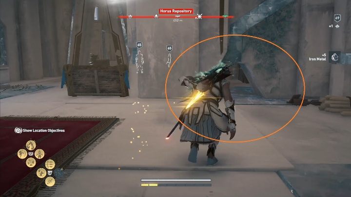 Po prawej stronie budynku znajdziesz dziurę w ścianie - Repozytorium Hoursa w AC Odyssey Lost Atlantydy DLC - Assassins Creed Odyssey - poradnik do gry