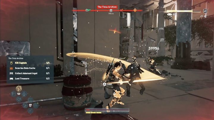 W tej lokacji kręci się sporo przeciwników - Archiwum Tinii w AC Odyssey Lost Atlantydy DLC - Assassins Creed Odyssey - poradnik do gry