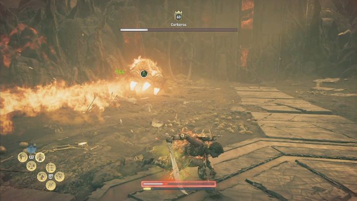 Drugi atak jest znacznie trudniejszy do ominięcia - Cerberos | Walki z bossami w DLC Lost Atlantydy - Assassins Creed Odyssey - poradnik do gry