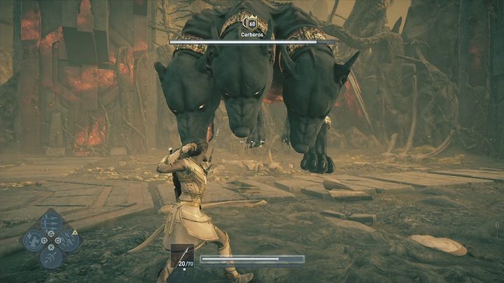 Kolejnym atakiem są skoki - Cerberos | Walki z bossami w DLC Lost Atlantydy - Assassins Creed Odyssey - poradnik do gry