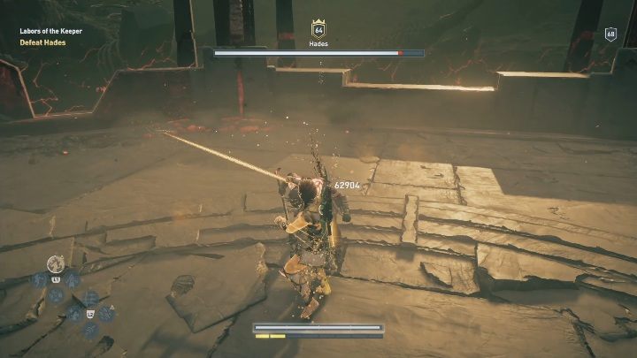 Hades posiada kilka imponujących ataków, które szybko mogą pozbawić Cię sporej ilości życia - Hades | Walki z bossami w DLC Lost Atlantydy - Assassins Creed Odyssey - poradnik do gry