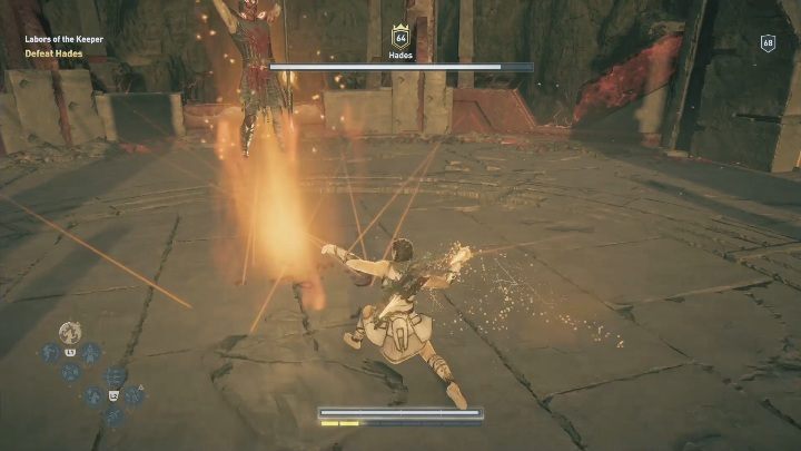 Kolejną jego ciekawą umiejętnością jest stworzenie tarczy - Hades | Walki z bossami w DLC Lost Atlantydy - Assassins Creed Odyssey - poradnik do gry
