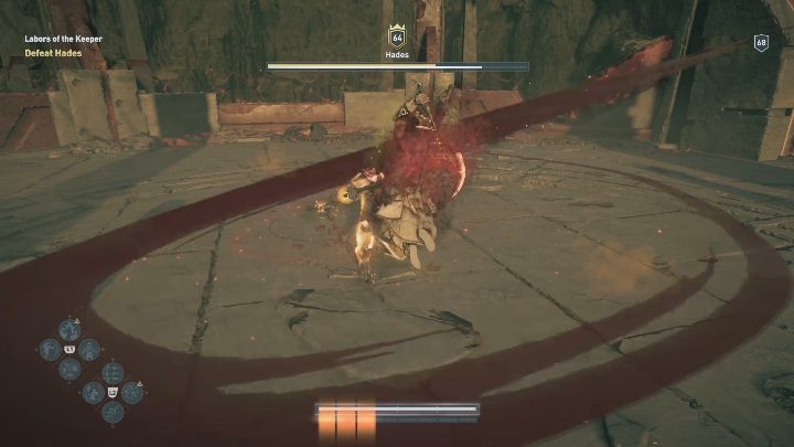 Jego dystansowym atakiem są wymachy bronią - Hades | Walki z bossami w DLC Lost Atlantydy - Assassins Creed Odyssey - poradnik do gry