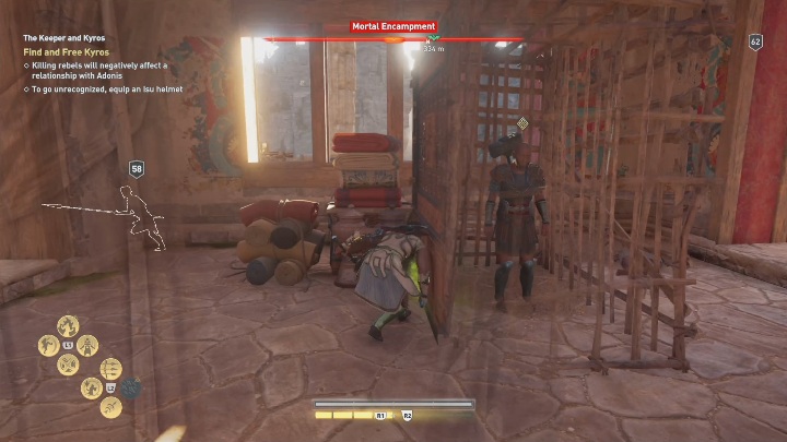 Po rozmowie z Hermesem musisz udać się do Kyrsa i uwolnić go - Władza to rozkosz - Solucja Los Atlantydy w AC Odyssey - Assassins Creed Odyssey - poradnik do gry