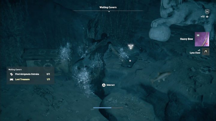 Lokalizacja enigmatycznego Ostrakonu: Udaj się do Wailing Caver (Jaskini Płaczu) - Enigmatyczne ostrakony - Wyspa Piratów - Assassins Creed Odyssey - poradnik do gry
