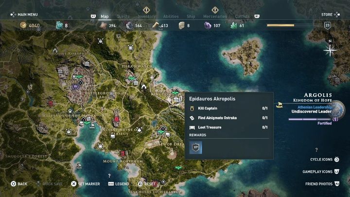 1 - Enigmatyczne ostrakony w Argolis - Assassins Creed Odyssey - poradnik do gry