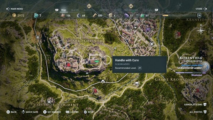 Start misji: Rozmowa z Alkibadiosem, po wykonaniu misji głównej - Koryncja - Misje poboczne w Assassins Creed Odyssey - Assassins Creed Odyssey - poradnik do gry