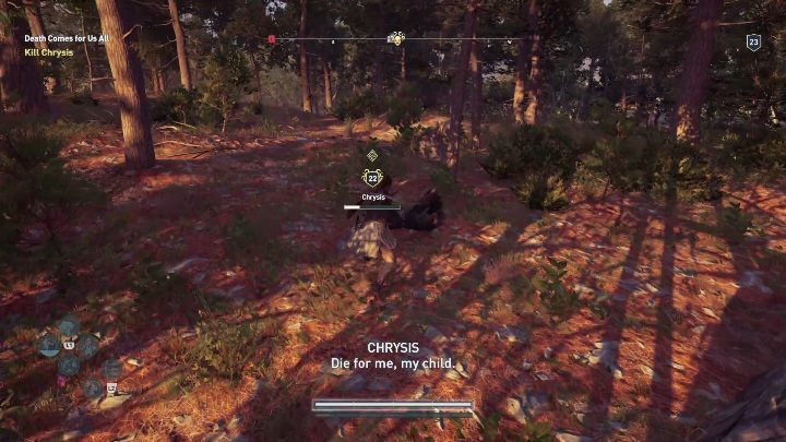 Opis: Po rozmowie z kobietą musisz udać się do lasu, w poszukiwaniu jej męża - Argolis - Misje poboczne w Assassins Creed Odyssey - Assassins Creed Odyssey - poradnik do gry