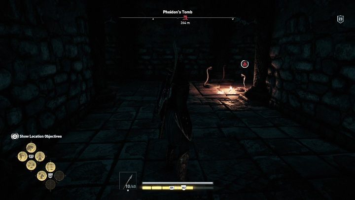 Idąc ścieżką dalej trafisz na rozgałęzienie dróg - Grobowce w Argolis - Assassins Creed Odyssey - poradnik do gry