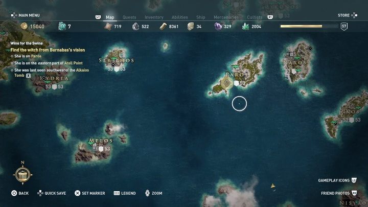 Musisz odnaleźć wiedźmę z wizji Barnabasa - Przyjaciel na śmierć i życie - Nowe zadanie poboczne w Assassins Creed Odyssey - Assassins Creed Odyssey - poradnik do gry