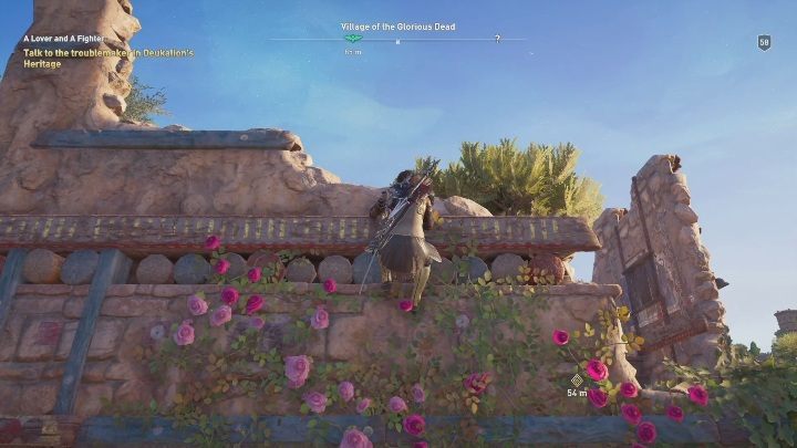 Jednym najpraktyczniejszych sposobów na poruszanie się po mapie jest wspinaczka - Jak poruszać się po mapie w AC Odyssey Los Atlantydy? - Assassins Creed Odyssey - poradnik do gry