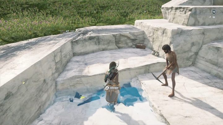 Rozwiązanie zagadki enigmatycznego Ostrakonu: Rozwiązanie zagadki znajdziesz w wodzie, na zachód od Atlantis Latiomia - Wyrok na Atlantydę | Enigmatyczne ostrakony | Los Atlantydy DLC - Assassins Creed Odyssey - poradnik do gry