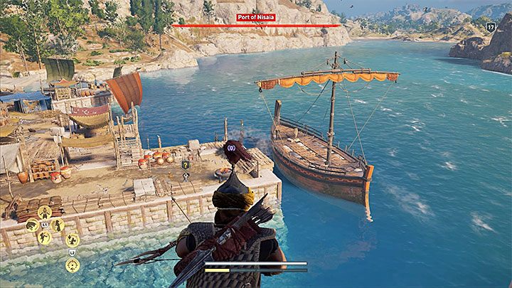 Kolejne trzy ciekawe aktywne umiejętności powiązane są z wykorzystywaniem łuku i są to Strzał drapieżcy (Predator Shot) (zdolność 1 poziomu z drzewka Łowca), Niszczący strzał (Devastating Shot) (zdolność 5 poziomu z drzewka Łowca) oraz Przełamujący strzał z łuku (Overpower Bow Strike) - Skradanie się w Assassins Creed Odyssey - Assassins Creed Odyssey - poradnik do gry