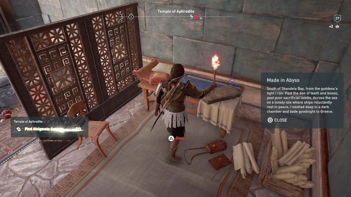 Lokalizacja enigmatycznego Ostrakonu: Udaj się do Świątyni Afrodyty - Enigmatyczne ostrakony na wyspie Kithira - Assassins Creed Odyssey - poradnik do gry