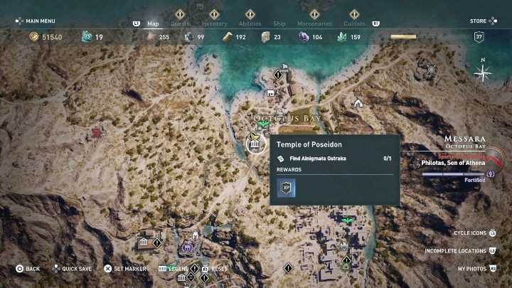 1 - Enigmatyczne ostrakony w Messara - Assassins Creed Odyssey - poradnik do gry