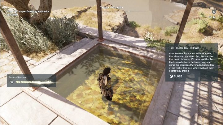 Lokalizacja enigmatycznego Ostrakonu: Pierwszą część ortakonu znajdziesz w Świątyni Posejnoda (Temple of Poseidon) - Enigmatyczne ostrakony w Messara - Assassins Creed Odyssey - poradnik do gry