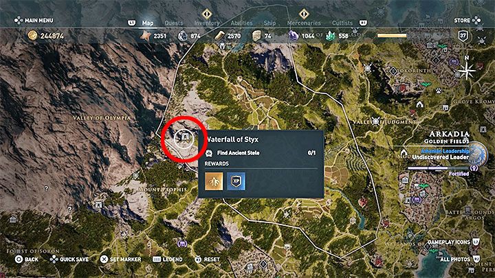 1 - Grobowce w Arkadii - Assassins Creed Odyssey - poradnik do gry